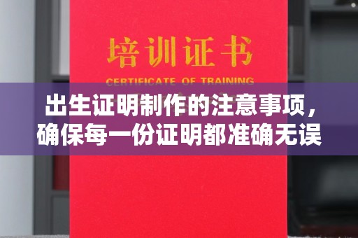 湖西出生证明制作的注意事项，确保每一份证明都准确无误